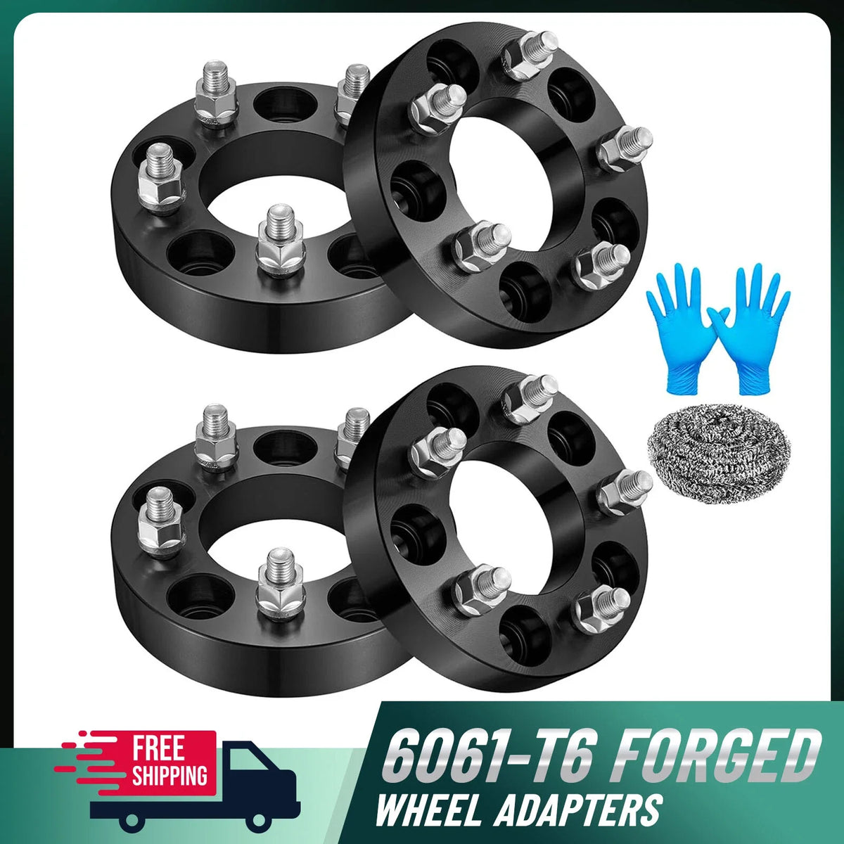 Set of 4 Wheel Adapters 5x120 to 5x114.3 for Cars (1.25" Inch)