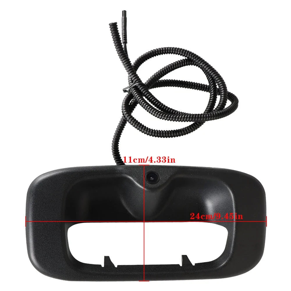 Black Tailgate Handle Backup Camera for Chevy Silverado GMC Sierra (1999–2006)