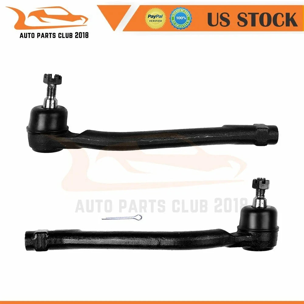 2 Front Outer Tie Rod Ends for Kia Forte Koup, Hyundai Elantra (2010–2015)