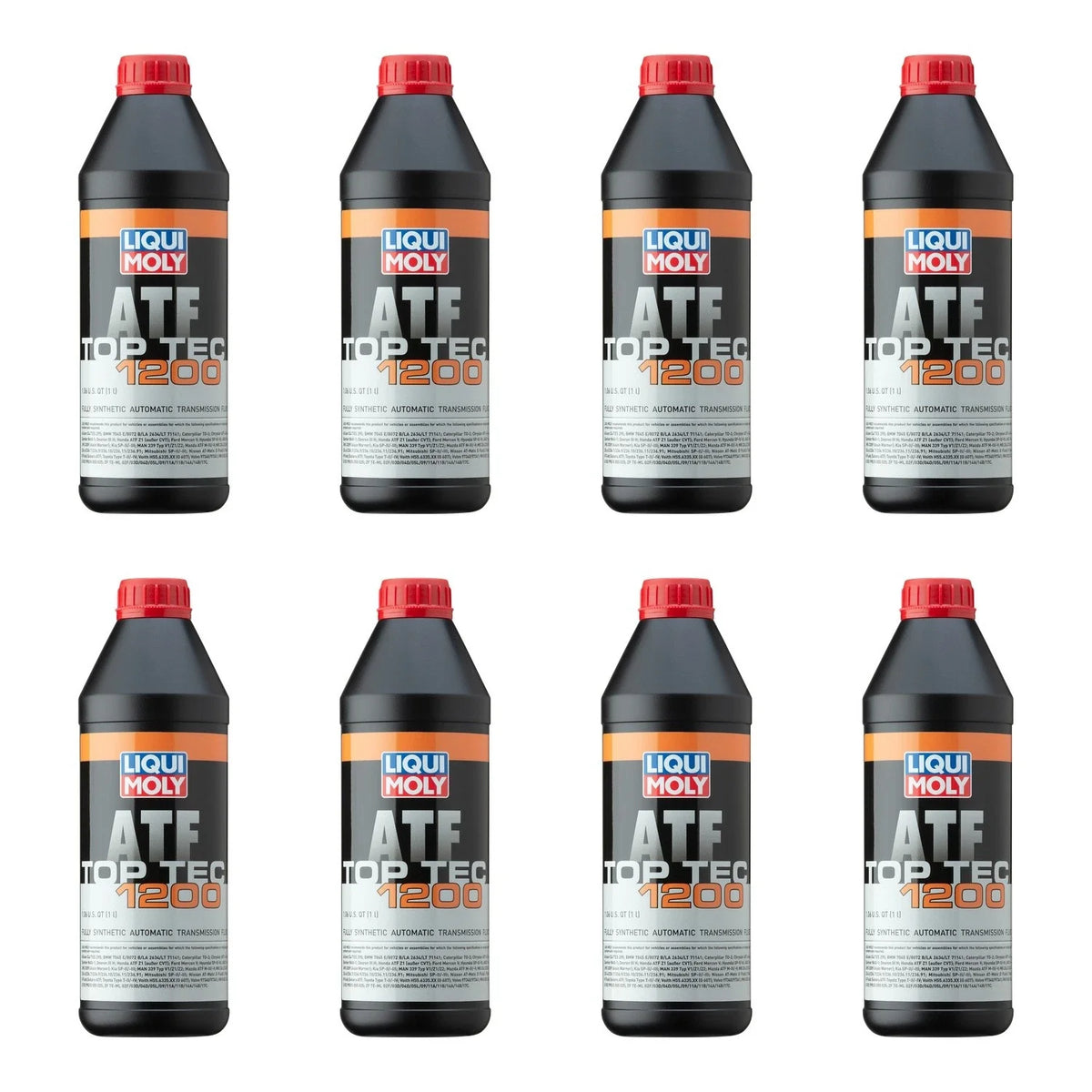 Set of 8 Liqui Moly Top Tec ATF 1200 Automatic Transmission Fluid (8L)