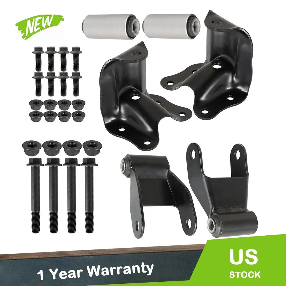 Rear Hanger and Shackle Kit for Ford Ranger Pickup (1983–2008)
