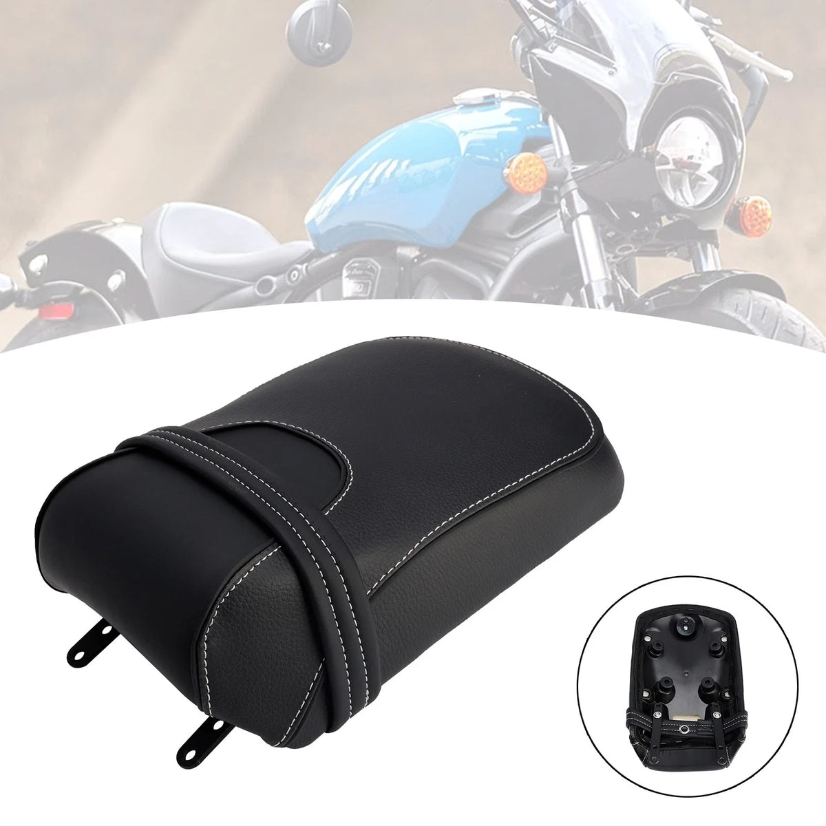 Rear Passenger Seat Cushion for Indian Super Scout Sixty Bobber (2016–2023)