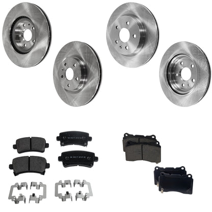 Ceramic/Organic Disc Brake & Pad Kit for Cadillac XTS (2013-2017)