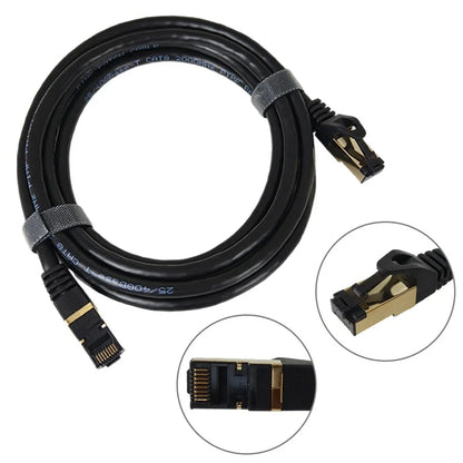 6FT Cat 8 RJ45 Ethernet Cable 40Gbps Patch LAN Network