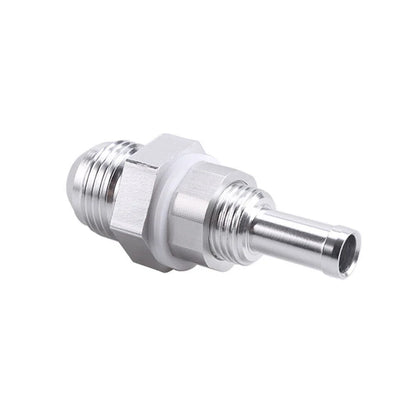 3/8 Hose Barb Fuel Tank Fitting with AN8 Male Flare Bulkhead