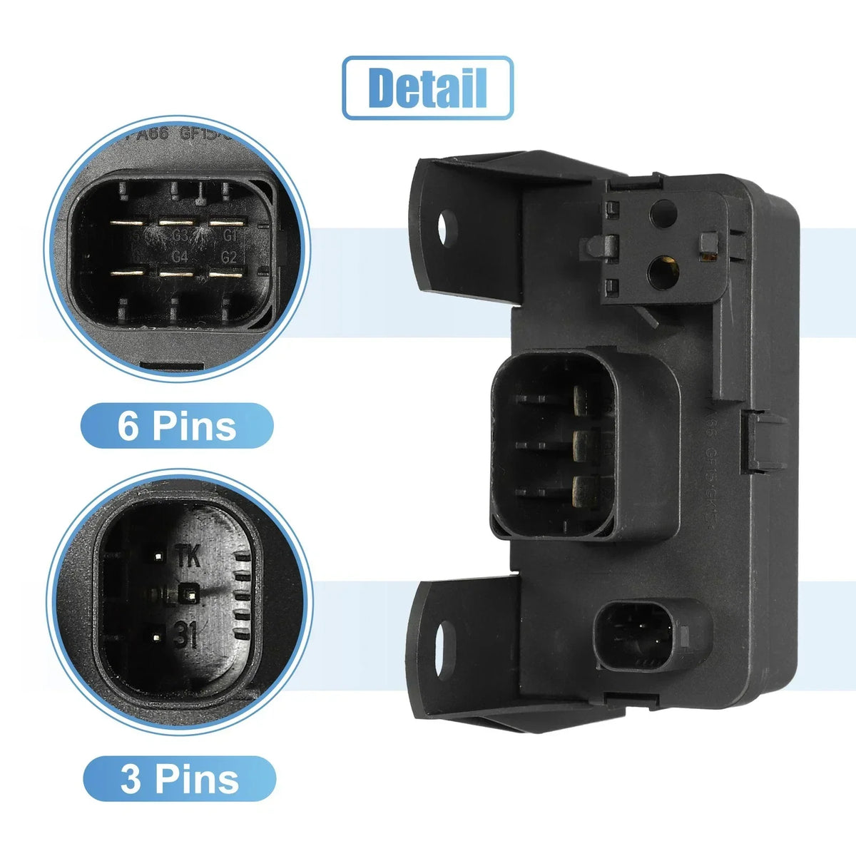Glow Plug Relay for A-Class, B-Class, C-Class, E-Class by Mercedes-Benz