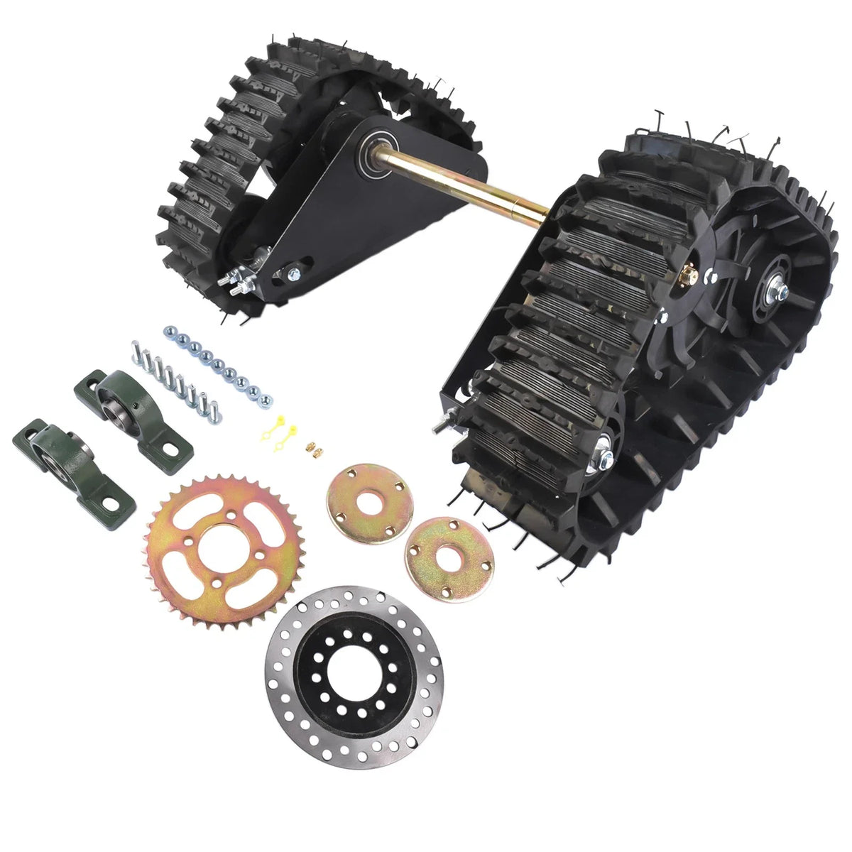 Rear Axle Track Assembly Set for Mountain Motorcycle (Snowmobile, Beach)