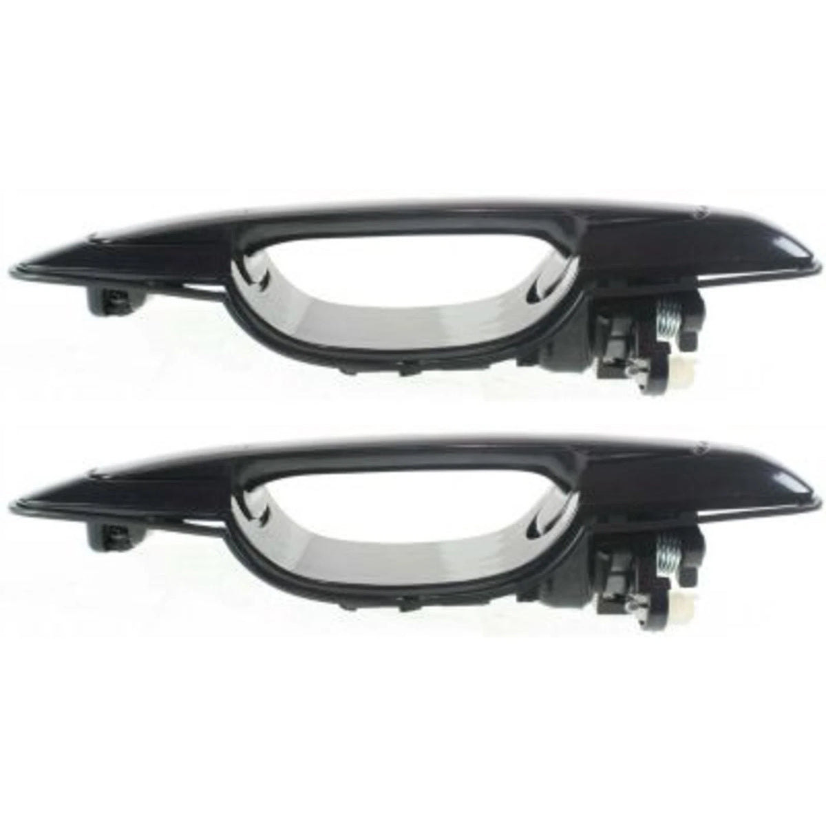 Door Handle Set of 2 for Chevy Tracker (1999–2004) Front & Rear Textured Black