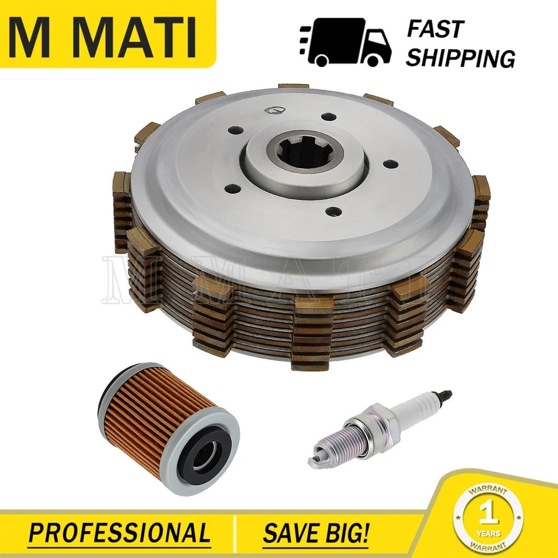 Clutch Kit for Yamaha Warrior Raptor 350 (2000 to 2007)