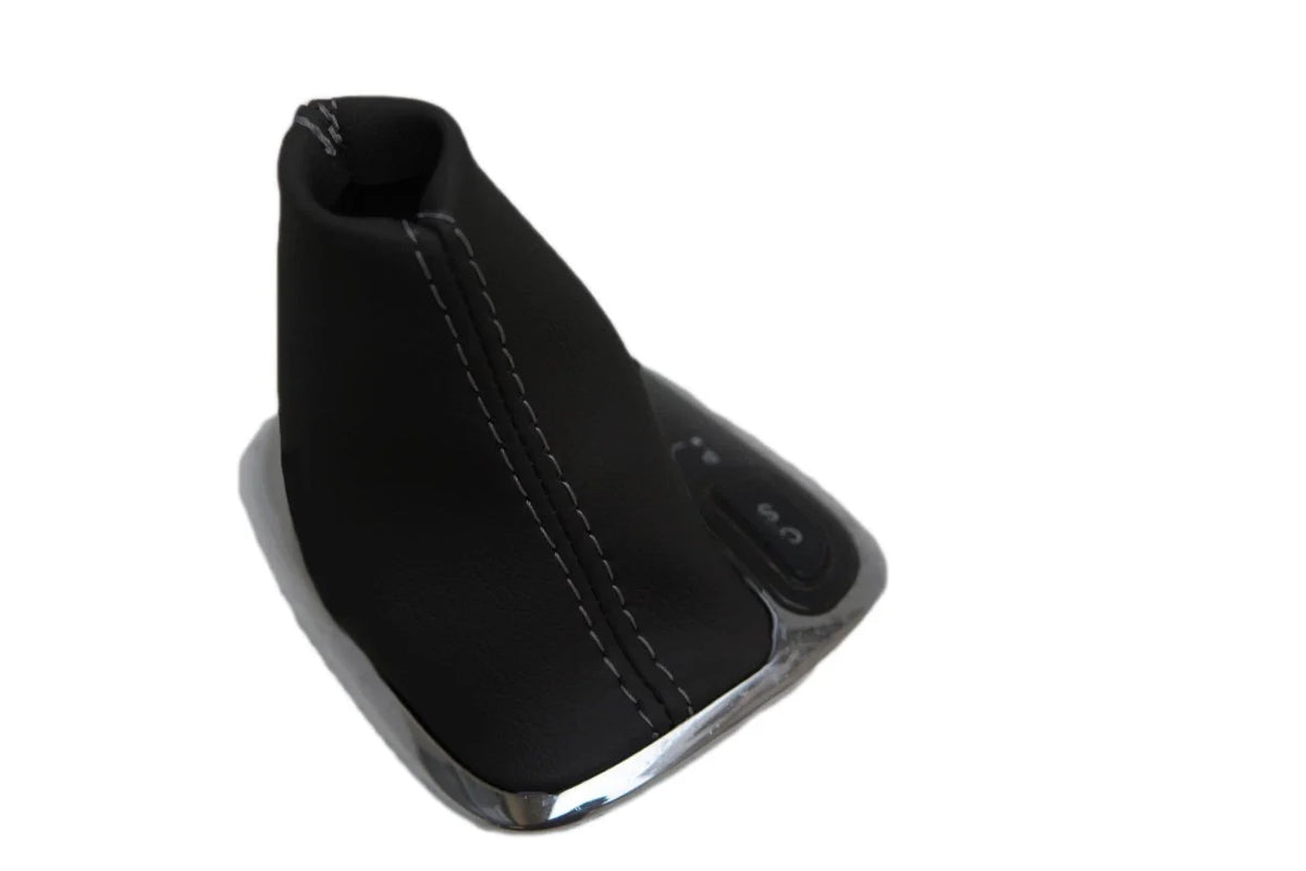 Leather Synthetic Automatic Boot for Mercedes Benz Class C (2001–2009) Gray Stitch