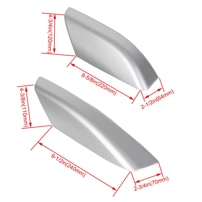 Silver Roof Rack Rail End Caps for 2003–2009 Toyota 4Runner - Set of 4