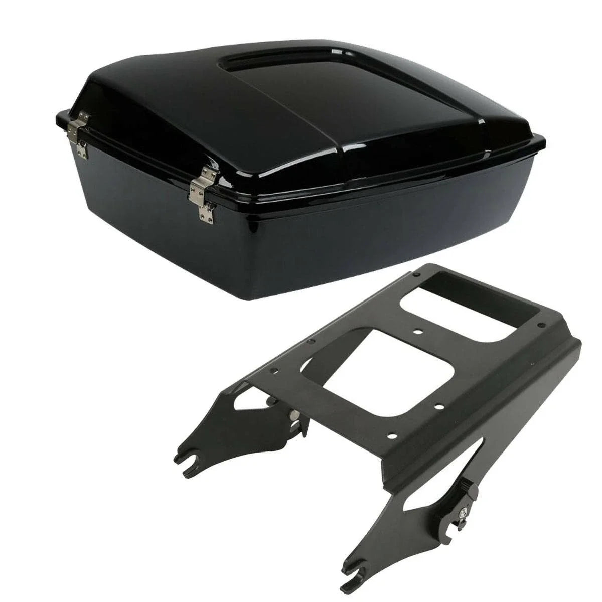 Trunk Mount Rack - Chopped Style for Harley Road King (2009-2013) Black