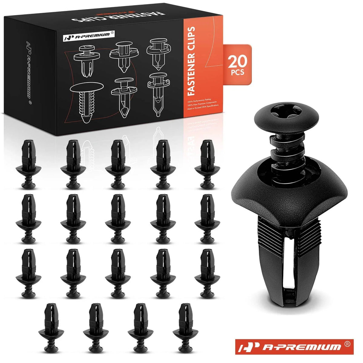 20Pcs Nylon Fascia Trim & Grille Retainer Clips for Ford Olds