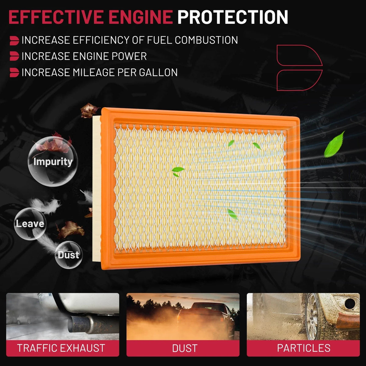 Engine Air Filter for Nissan Maxima (1989–2001) 3.0L