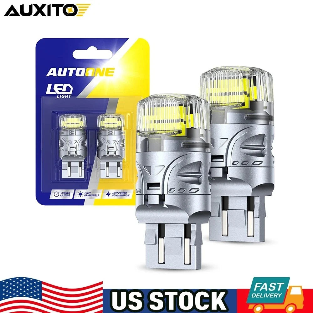 2X LED Back Up Reverse Light Bulbs for Autoone 7440 7441 (6500K)