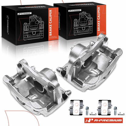 Pair Front Brake Calipers for Nissan Rogue (2008–2013)