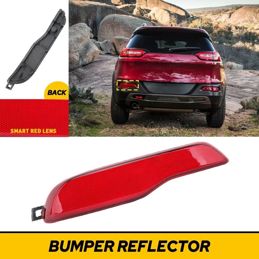 Left Side Rear Bumper Reflector for Jeep Cherokee (2014–2018)