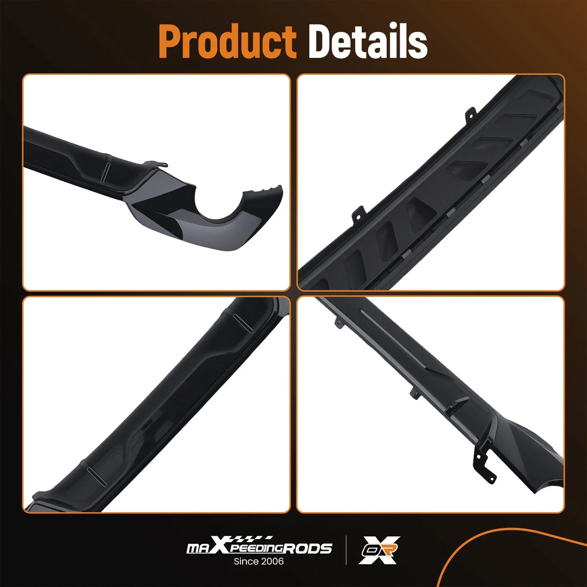 Rear Diffuser - Black PP Plastic for BMW G20 G21 G28 M Sport 2018-2022
