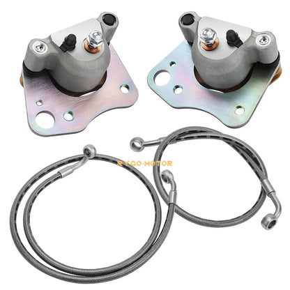 Front Brake Calipers with Hose Lines for Ranger 500 570 2015-2021
