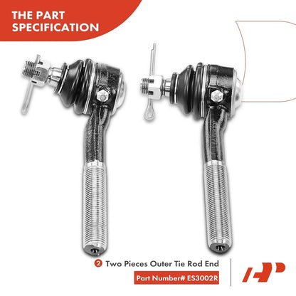 Front Tie Rod End Ball Joint Kit for Nissan Pickup Pathfinder 1986-1995
