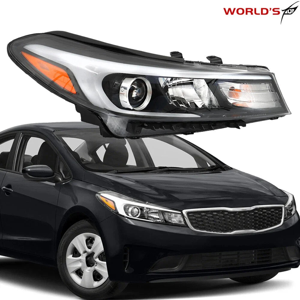 Halogen Headlight Assembly for Kia Forte/Forte5 (2017–2018) Right Side