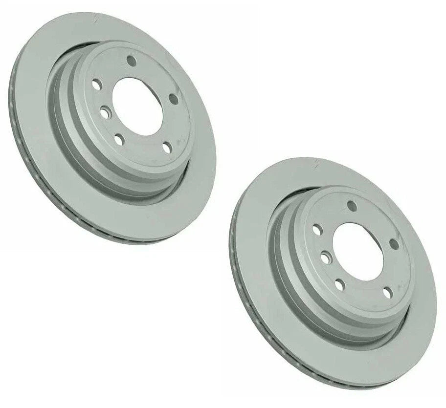 Set of 2 Rear Zimmermann Brake Disc Rotors 298X20mm for BMW E39 (1996–2003)
