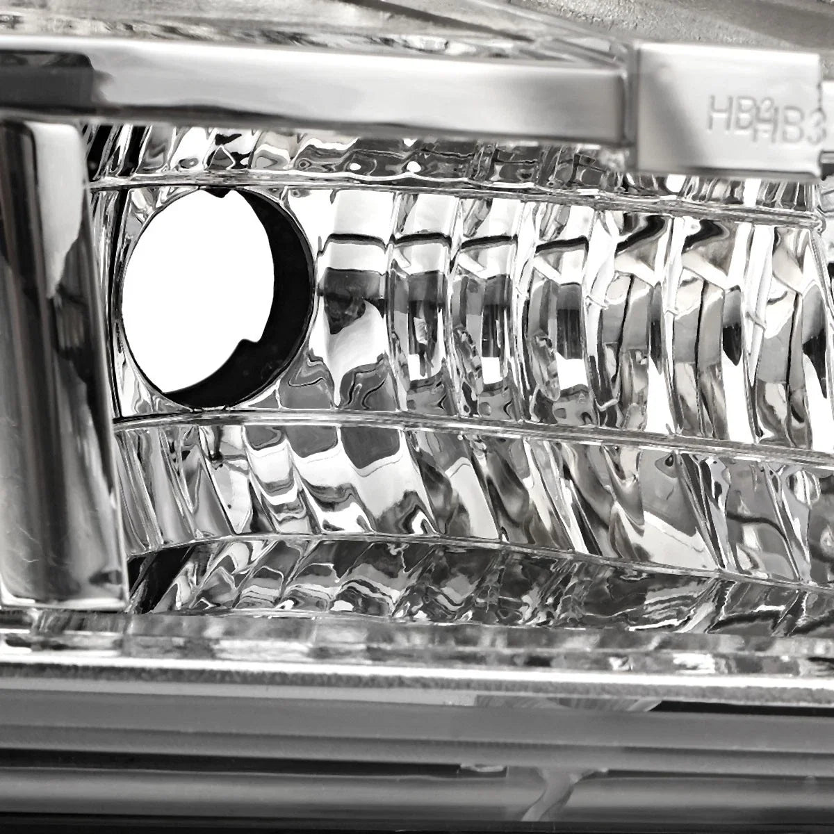 2X Chrome/Clear Signal Headlights for Chevy Tahoe Suburban (2007–2014)