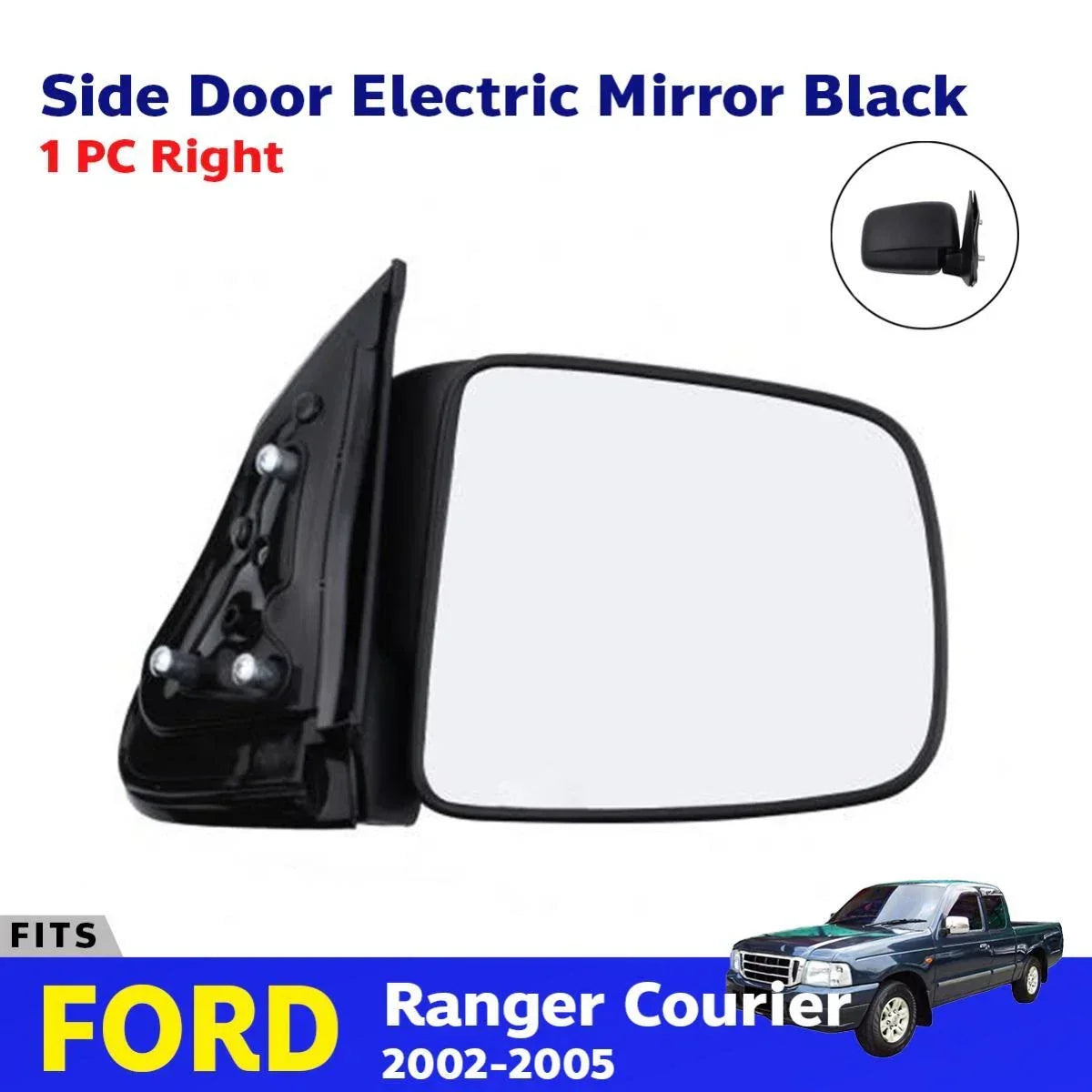 Manual Right Side Mirror for Courier Ranger Pickup 2003-2005