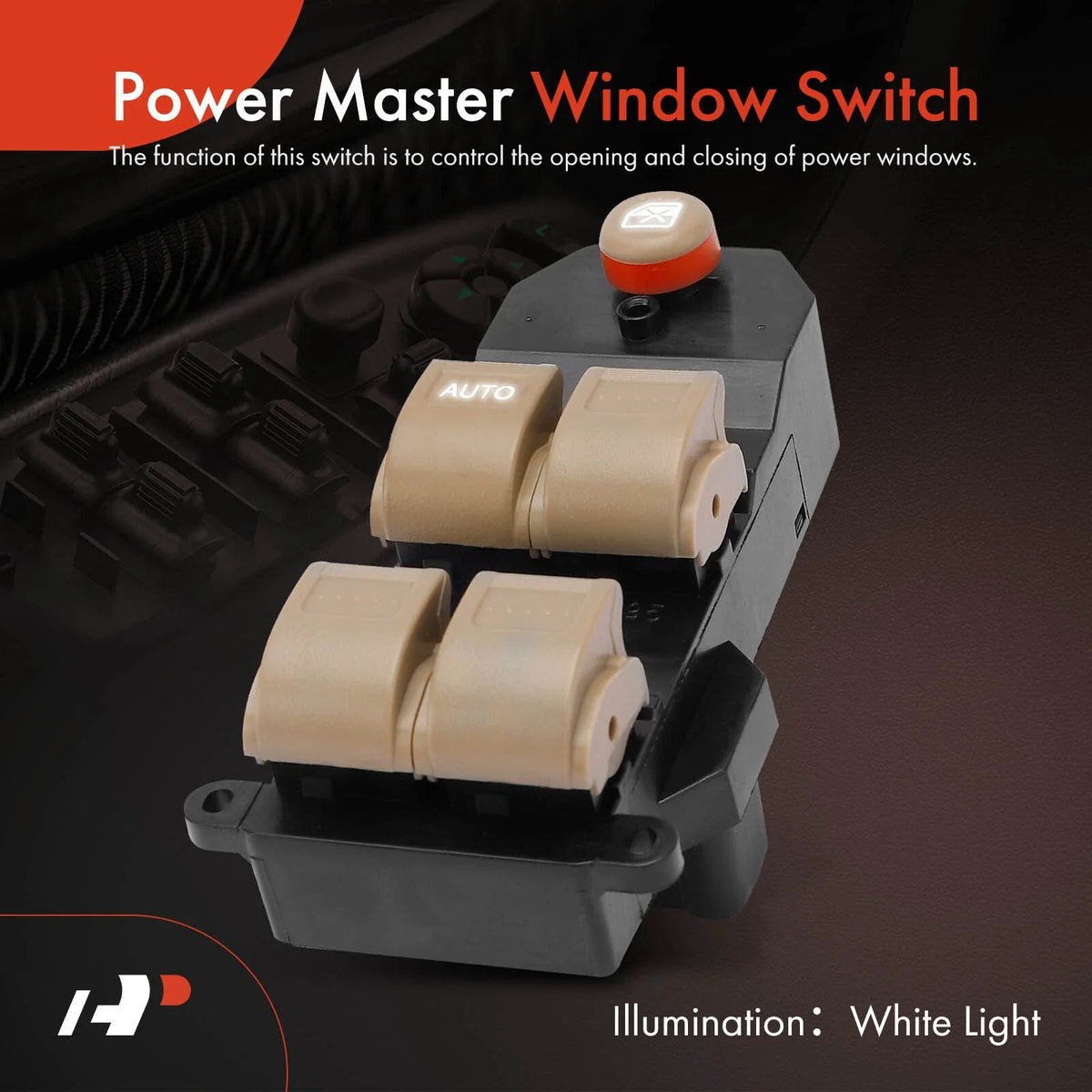 Power Window Switch for Honda Civic Front Left (2001-2005)