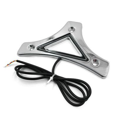 Backrest Pad Plate for Harley Touring FLHR FLHT Chrom 2009–2017