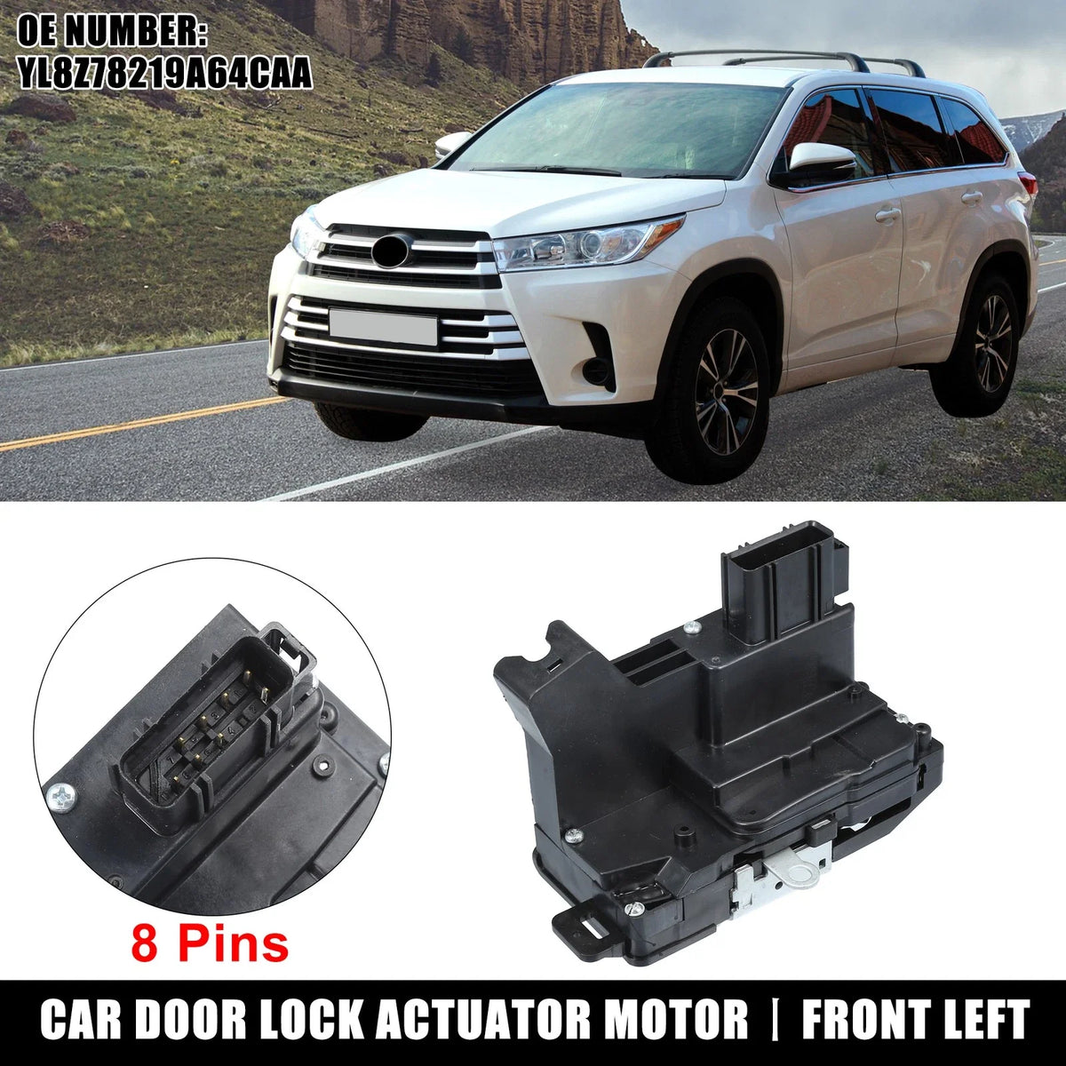 Front Right Power Door Lock Actuator for Ford Escape (2005–2007) YL8Z78219A64CAA