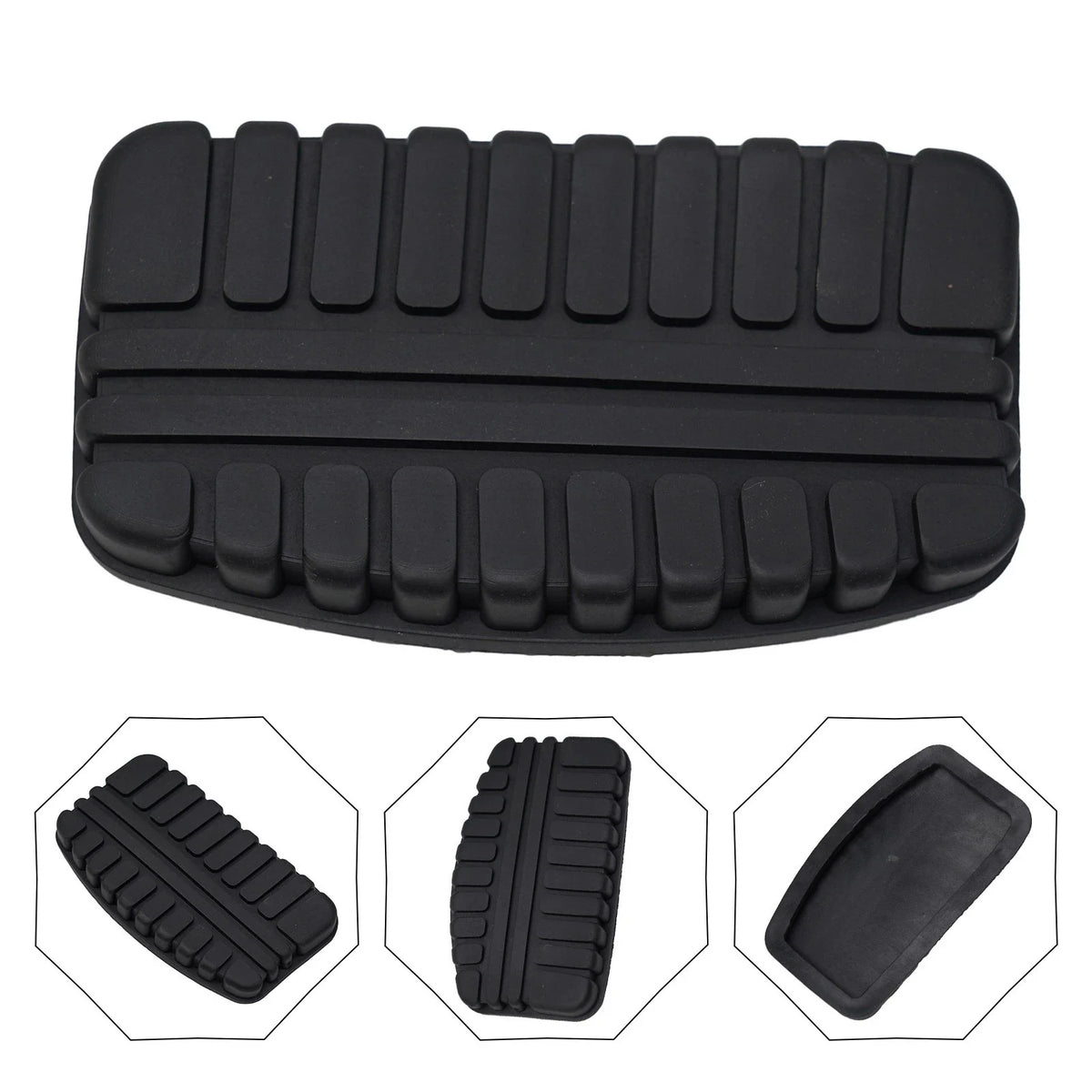 Brake Pedal Rubber Pad for Fitment Type Direct (Plastic)