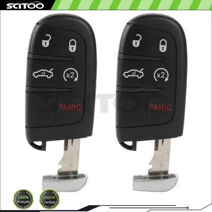 5-Button Keyless Entry Remote Fob Set for Dodge Challenger (2015-2018)