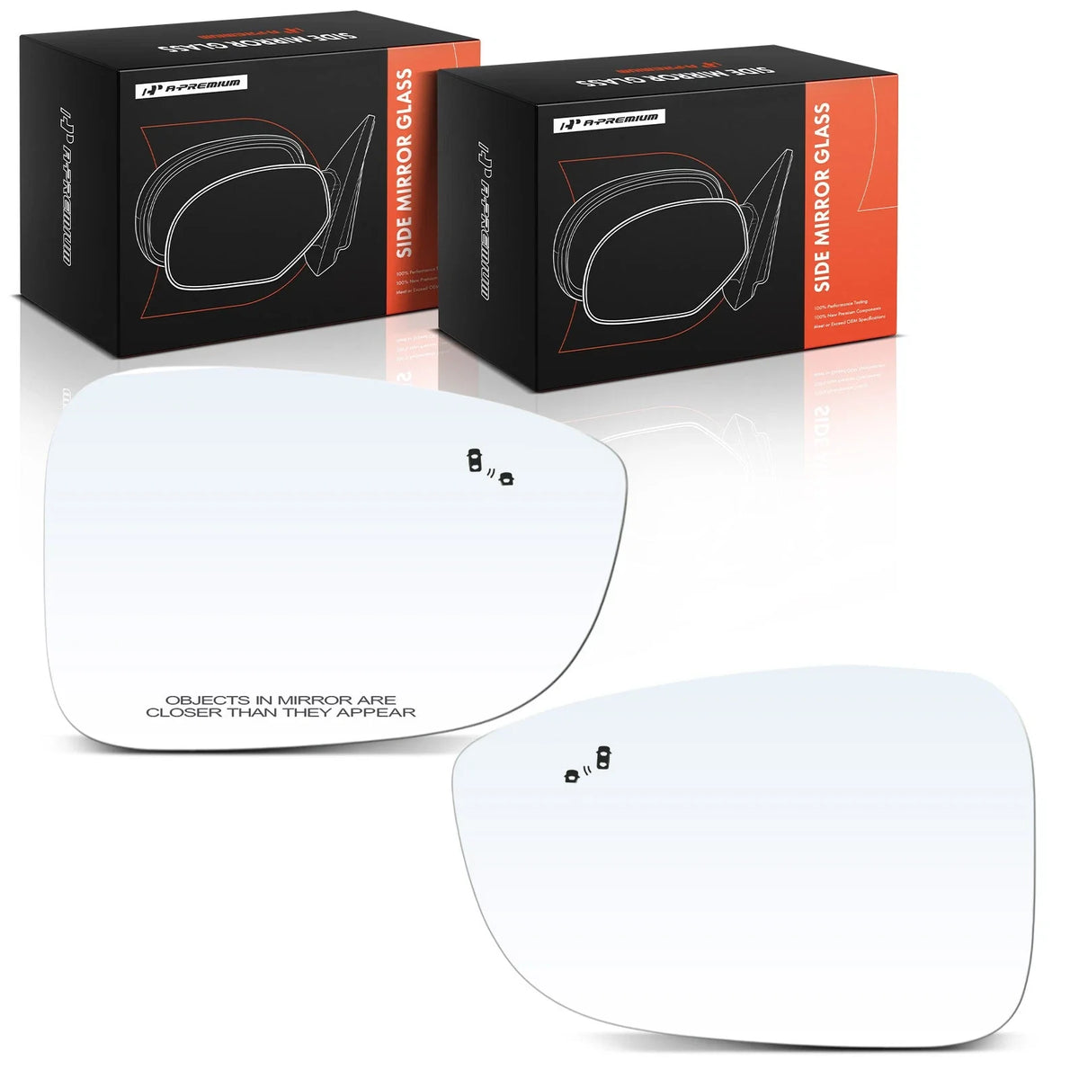 Power Mirror Glass Pair with Blind Spot & Heated for Honda Accord (2018–2022)