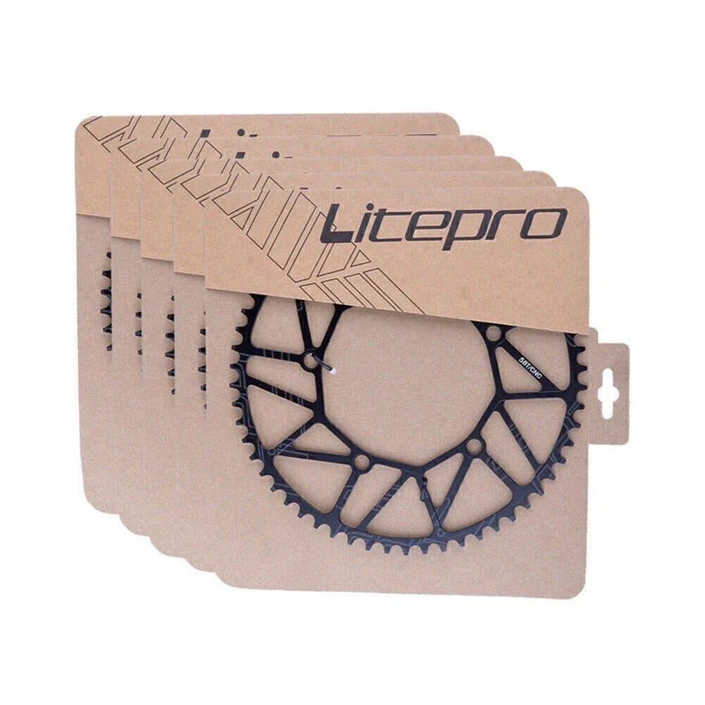 Litepro 130 BCD Narrow Wide Chainring for Road Folding Bike (50-58T)