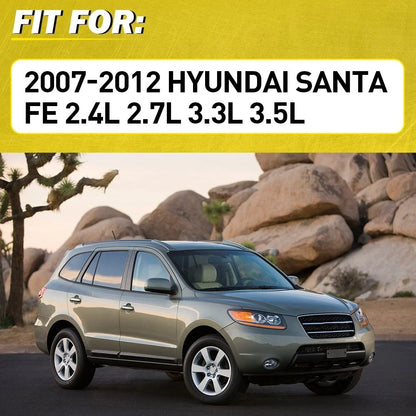 Interior Door Handle Silver Driver for Hyundai Santa Fe (2007–2012)