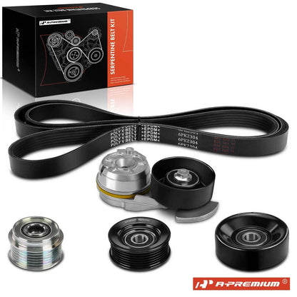 5x Serpentine Belt Drive Component Kit for Ford Crown Victoria (1992–2011)