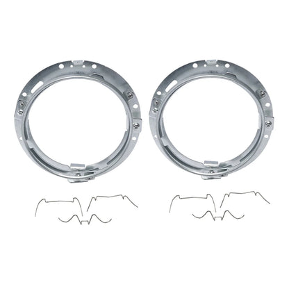 2X 7" Mounting Brackets for Harley Touring/Softail 1991-2013
