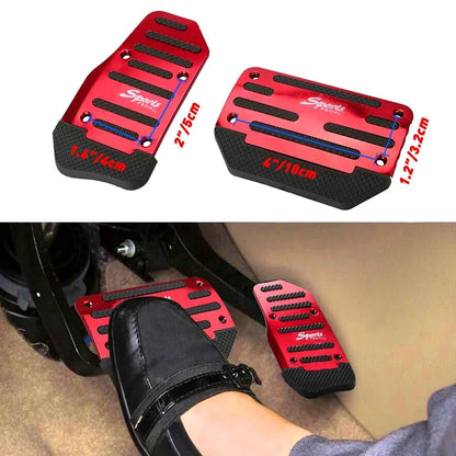 Non-Slip Red Gas Brake Pedal Pad Cover