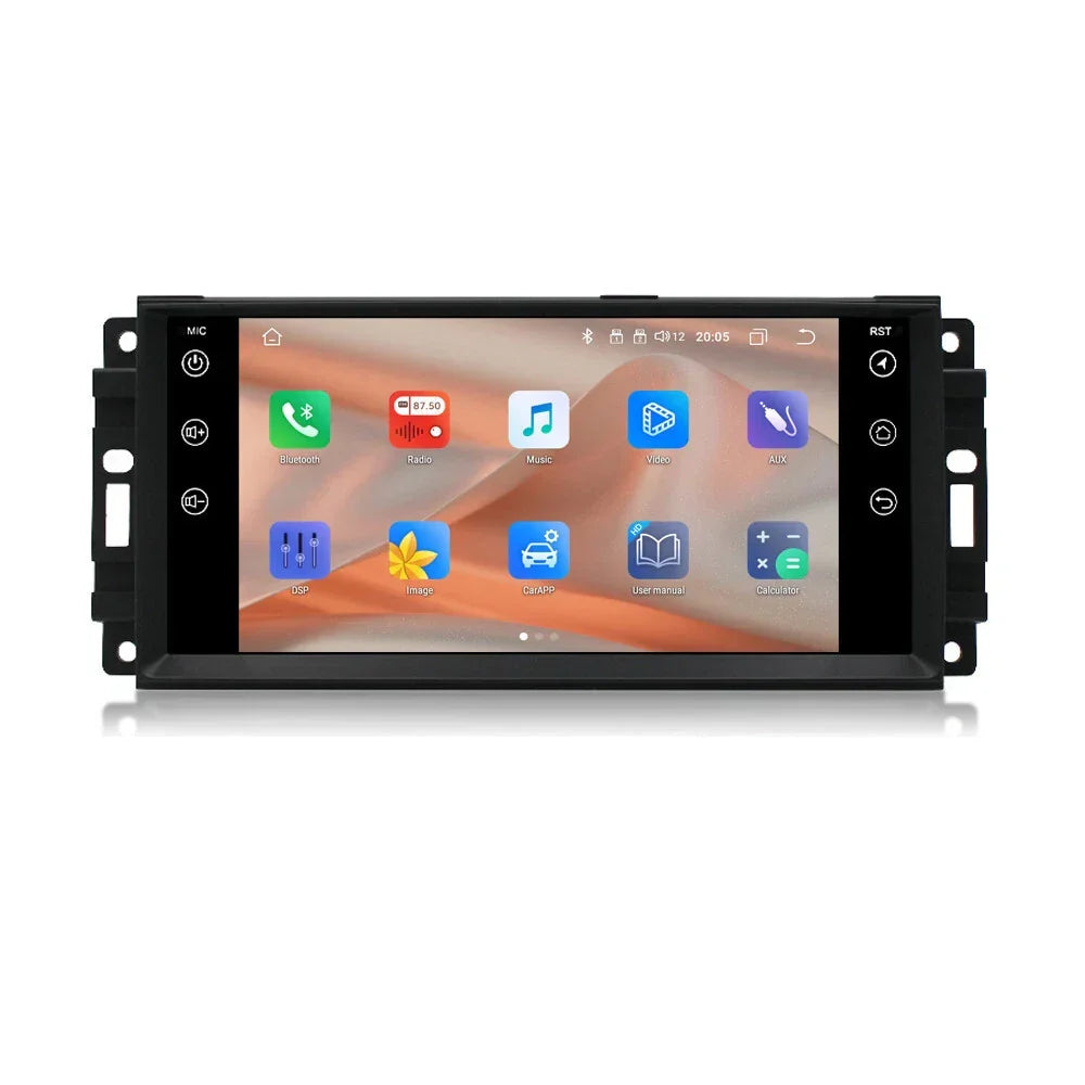 GPS Navigation Car Radio 32GB Android 12 4G for Jeep Compass (2009–2012)