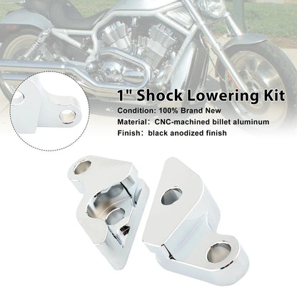 1" Lowering Shock Kit for Harley V-Rod VRSC Night Rod Special 2007-2017