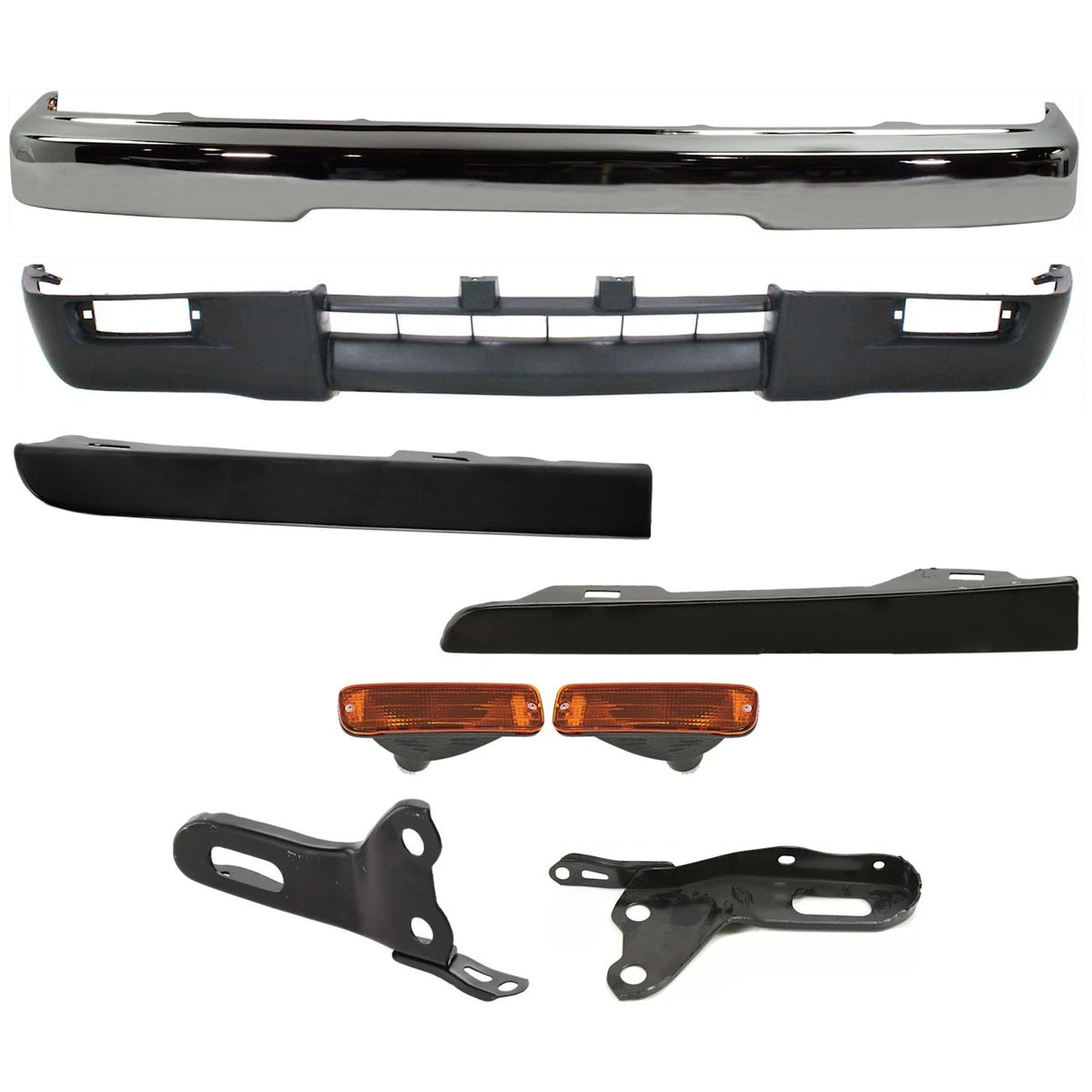 Front Bumper Face Bar for Toyota Tacoma (1995–1997)