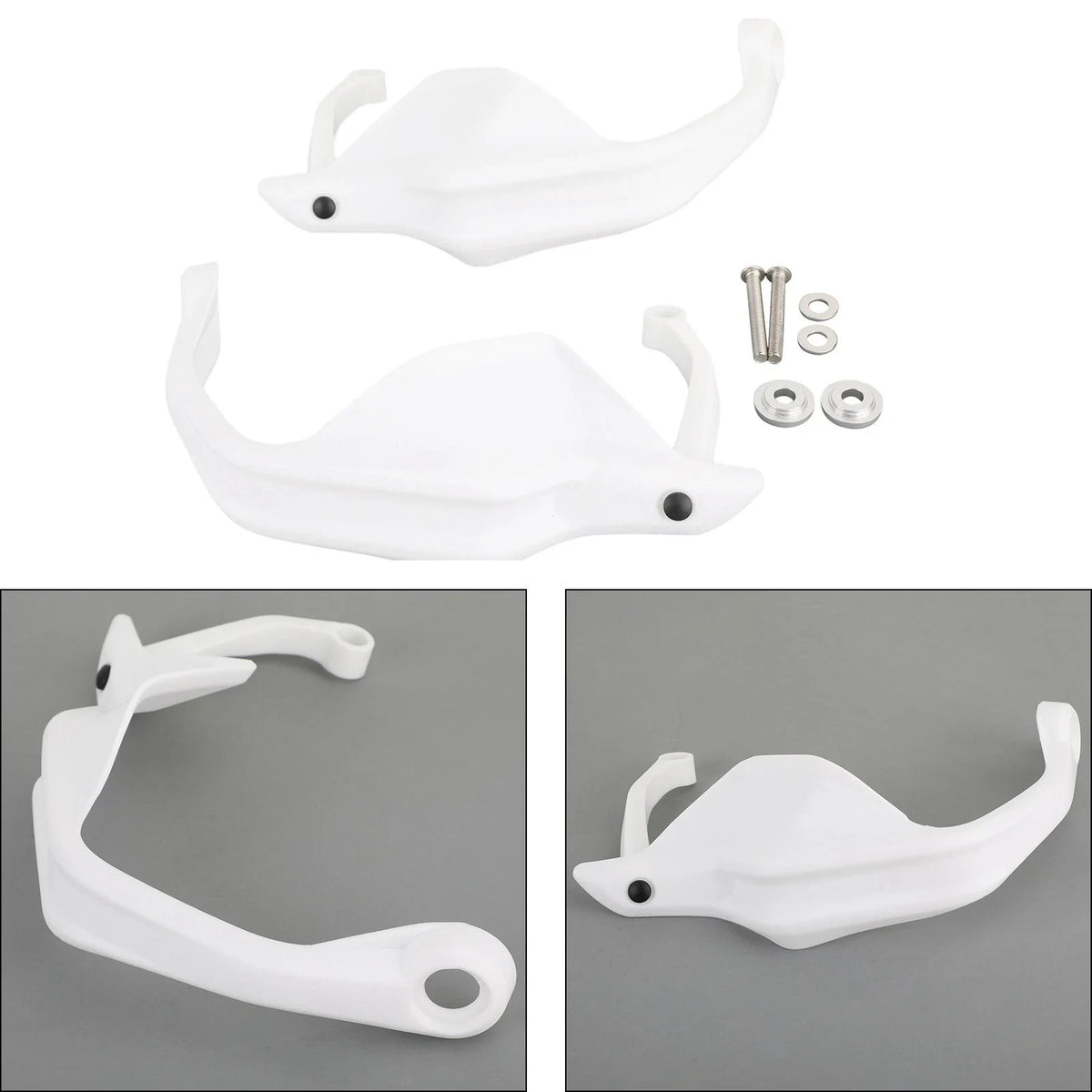 Handguard Protector - White for BMW G310GS/G310R (2017–2019)