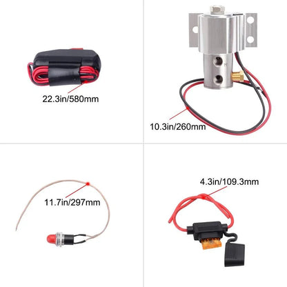 Front Brake Line Lock Kit (Heavy Duty) for Universal Fitment