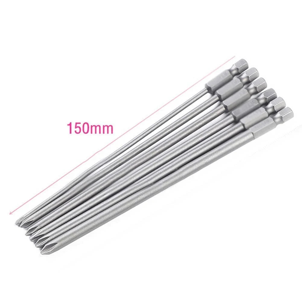 6-Piece Screwdriver Bit Set PH1 PH2 for Power Driver Tools