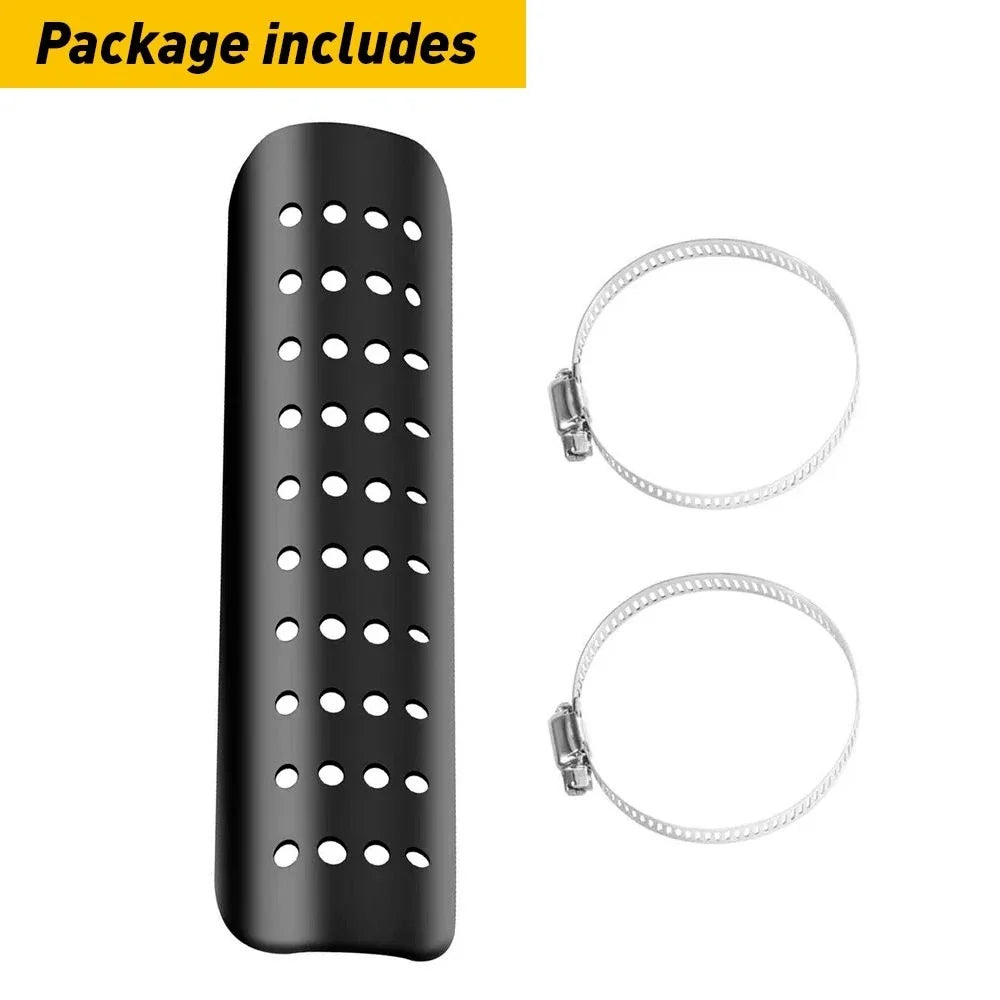 Heat Shield Cover for Exhaust Pipe Muffler - Universal Motorcycle