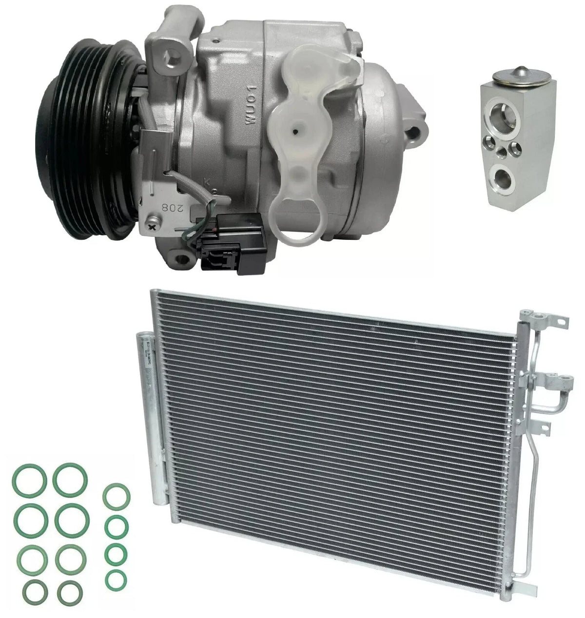AC Compressor Kit With Condenser Replacement for Chevrolet Captiva Sport (2012)