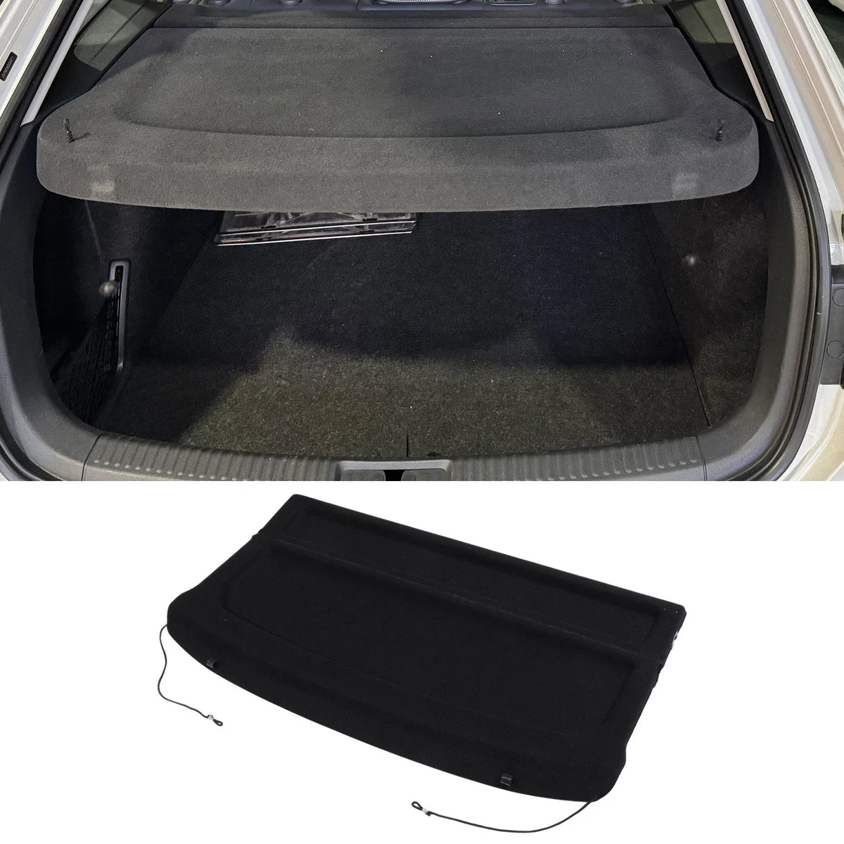Parcel Shelf Boot Load Cover for Volkswagen Taos (2022–2024) Black