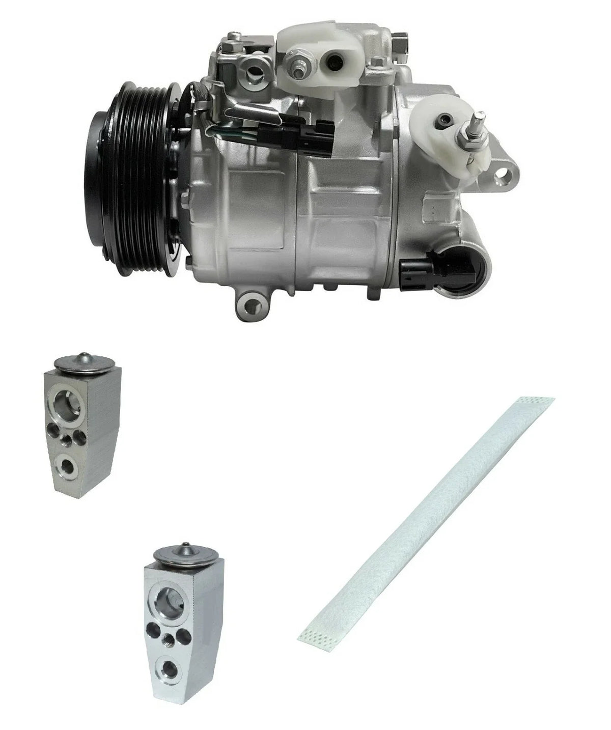 AC Compressor Kit Replacement for Ford Police Interceptor Utility 3.7L (2019)