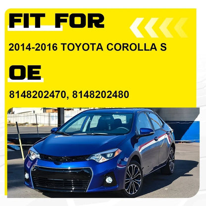 Fog Light Bezel Covers L+R (2014–2016) for Toyota Corolla